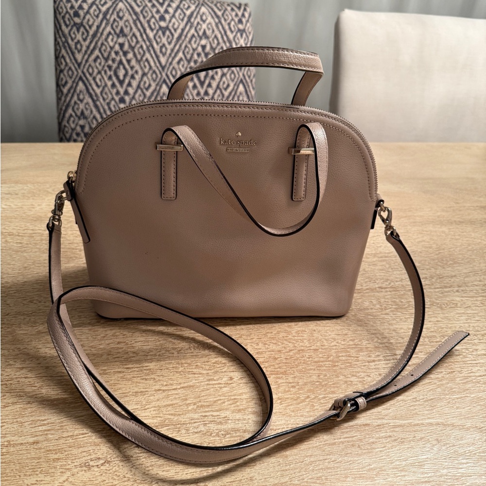 Kate Spade Beige Satchel Bag